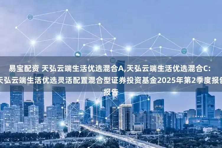 易宝配资 天弘云端生活优选混合A,天弘云端生活优选混合C: 天弘云端生活优选灵活配置混合型证券投资基金2025年第2季度报告